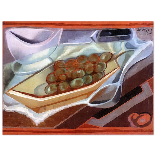 The Bunch Of Grapes by Juan Gris (1924) – art poster, view 2