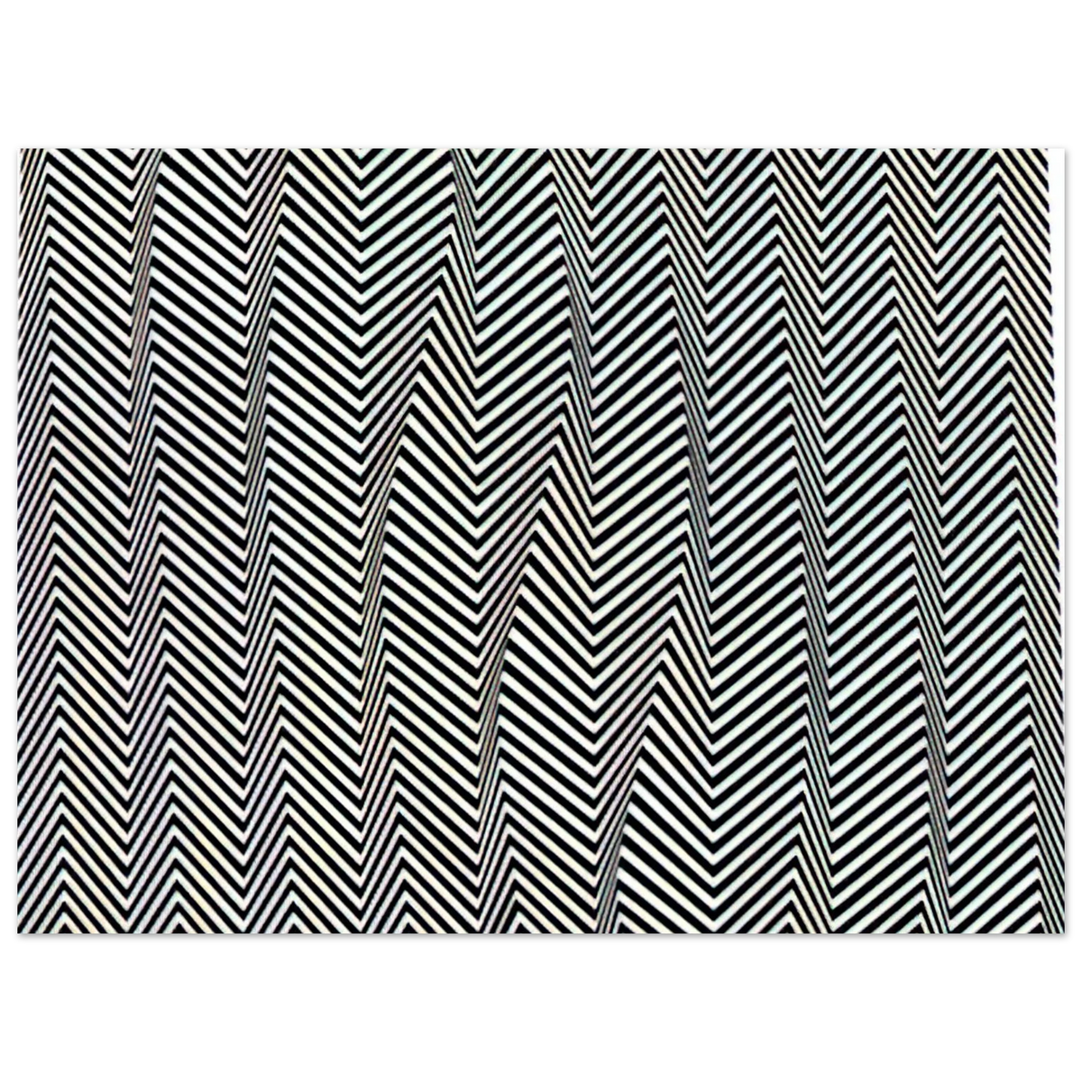 Descending by Bridget Riley (1966) – art poster