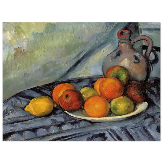 Fruit And Jug On A Table by Paul Cézanne – art poster, view 2