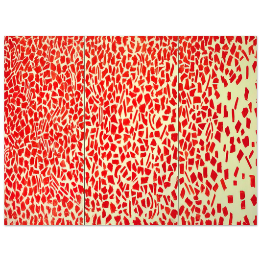 Red Azaleas Singing And Dancing Rock And Roll Music by Alma Woodsey Thomas (1976) – art poster, view 2