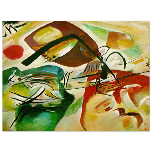 Picture With A Black Arch by Wassily Kandinsky (1912) – art poster, view 2