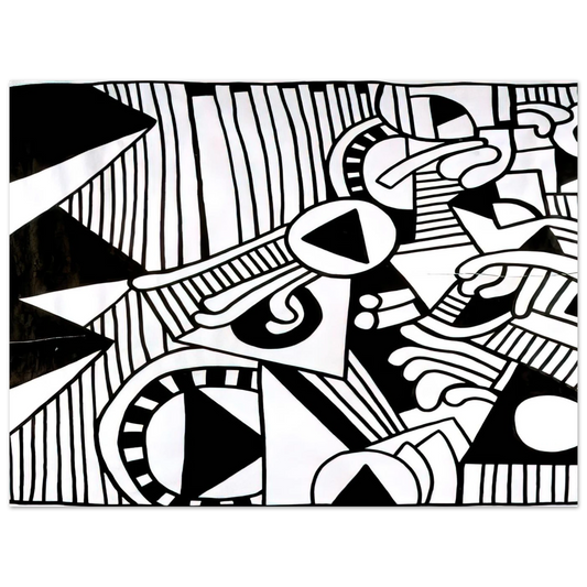 Untitled 1 by Keith Haring (1978) – art poster, view 2