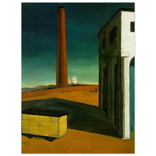 The Anguish Of Departure by Giorgio de Chirico (1914) – art poster, view 2