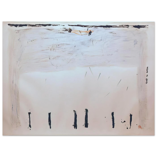Verticales En Bas by Antoni Tapies (1968) – art poster, view 2