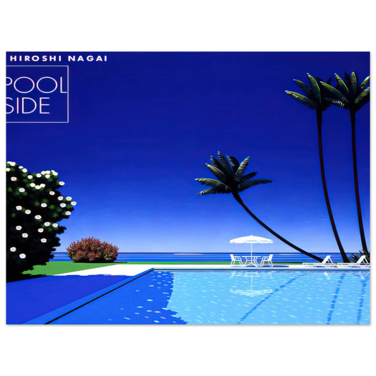 Poolside No. 5 by Hiroshi Nagai – art poster, view 2