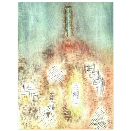 The Column by Paul Klee (1926) – art poster, view 2