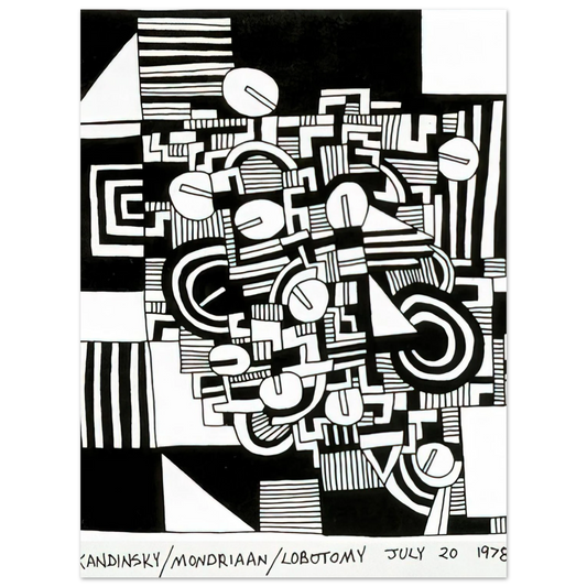 Untitled by Keith Haring (1978) – art poster, view 2
