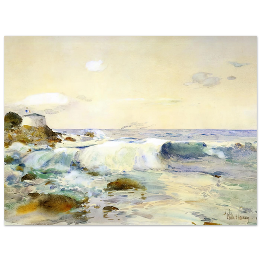On The Brittany Coast by Childe Hassam – art poster, view 2