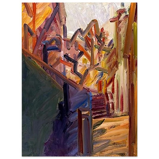 Albero Di Fronte 1 by Frank Auerbach – art poster, view 2