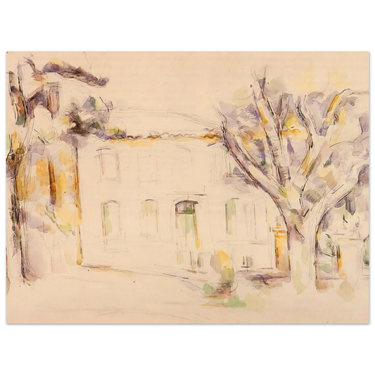 House In Provence by Paul Cézanne – art poster, view 2
