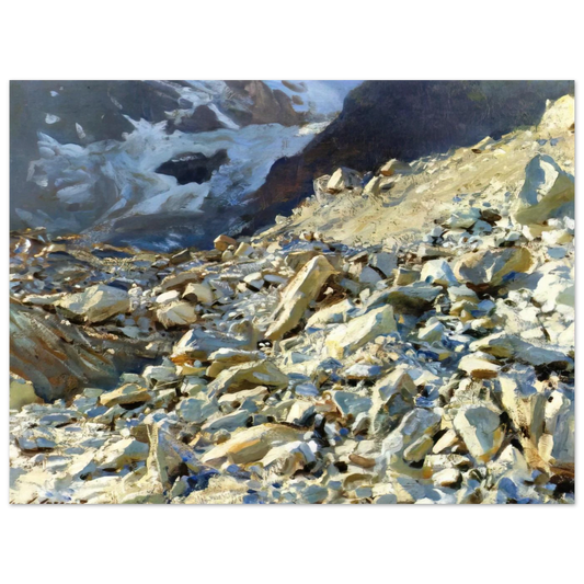 The Moraine by John Singer Sargent – art poster, view 2