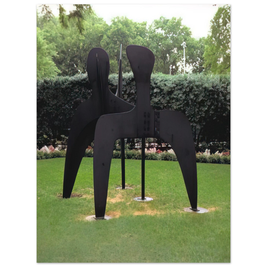 Three Bollards by Alexander Calder (1970) – art poster, view 2