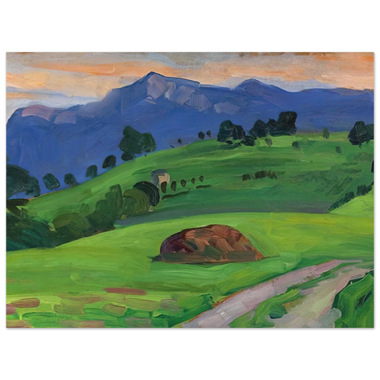 Bergwiese by Gabriele Munter (1910) – art poster, view 2