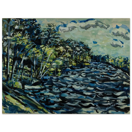 St Mary's Black River Is Blue Georgia by Ivan Albright (1964) – art poster, view 2