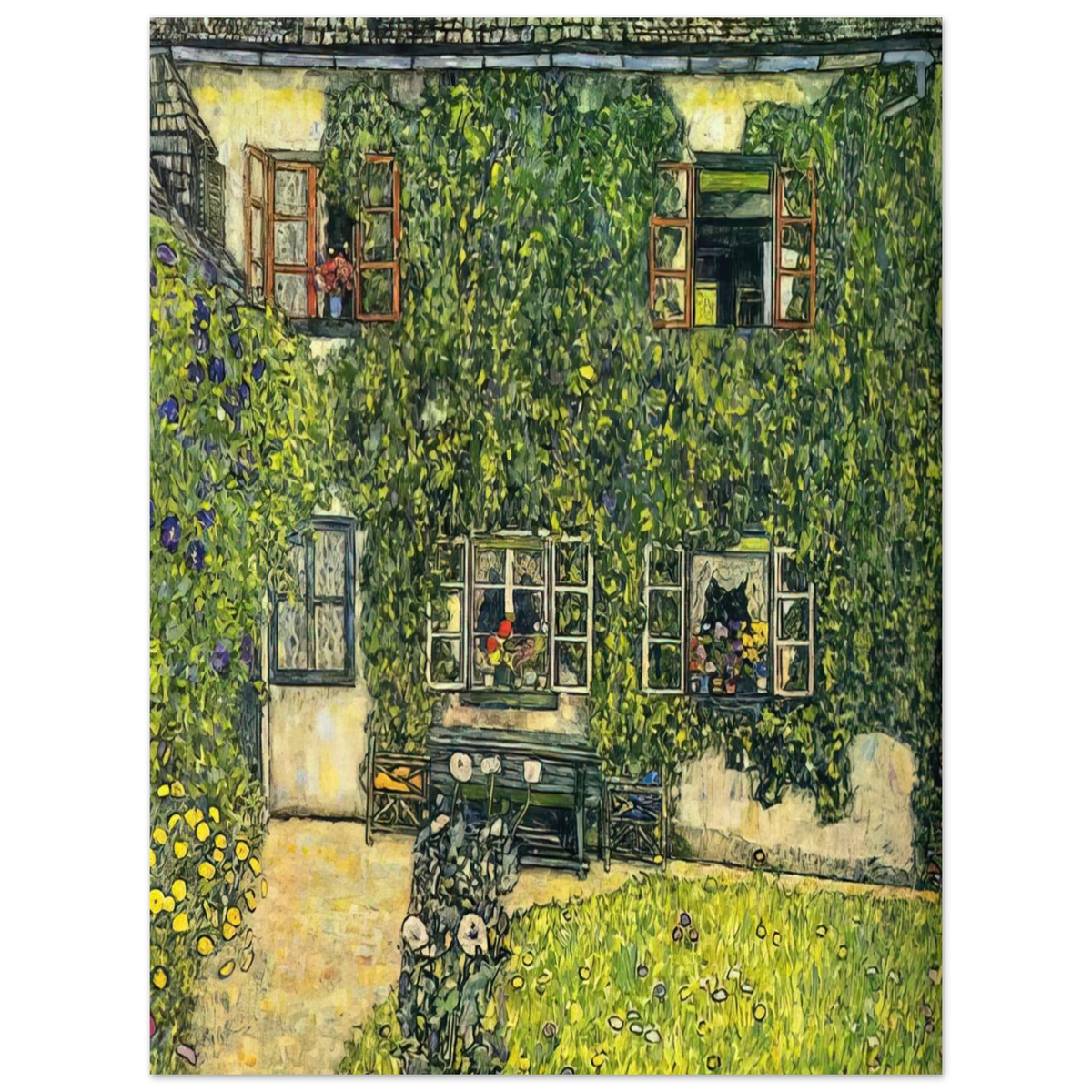 The House Of Guardaboschi by Gustav Klimt – art poster