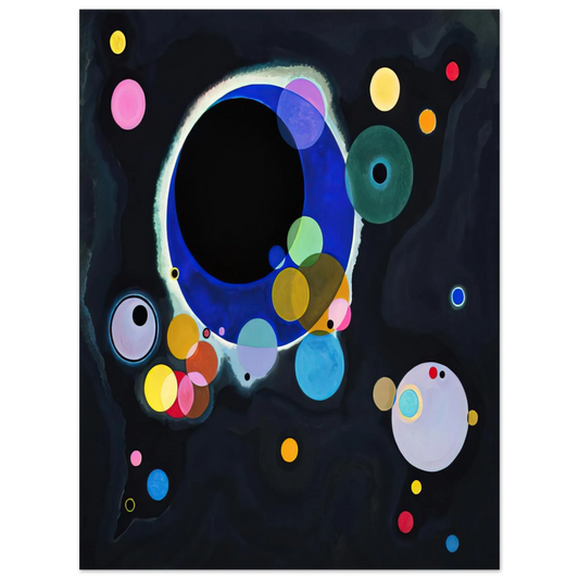 Several Circles by Wassily Kandinsky (1926) – art poster, view 2