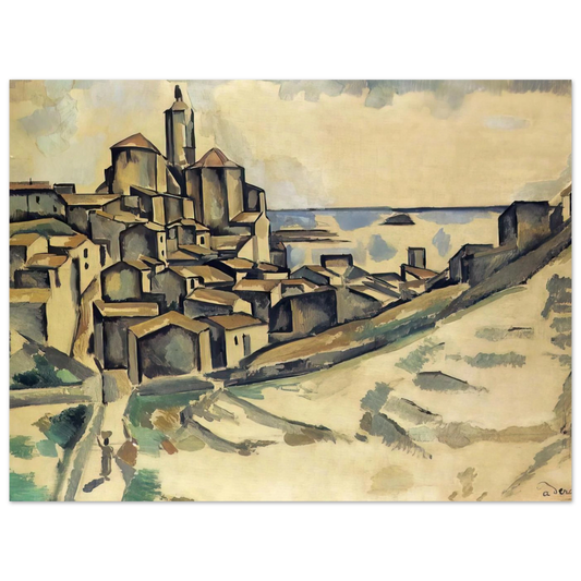 Landscape At Cadaques by Andre Derain – art poster, view 2