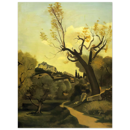 The Road And The Tree by Andre Derain – art poster, view 2