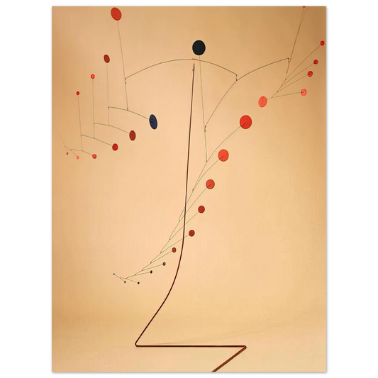 Red Cascade by Alexander Calder (1954) – art poster