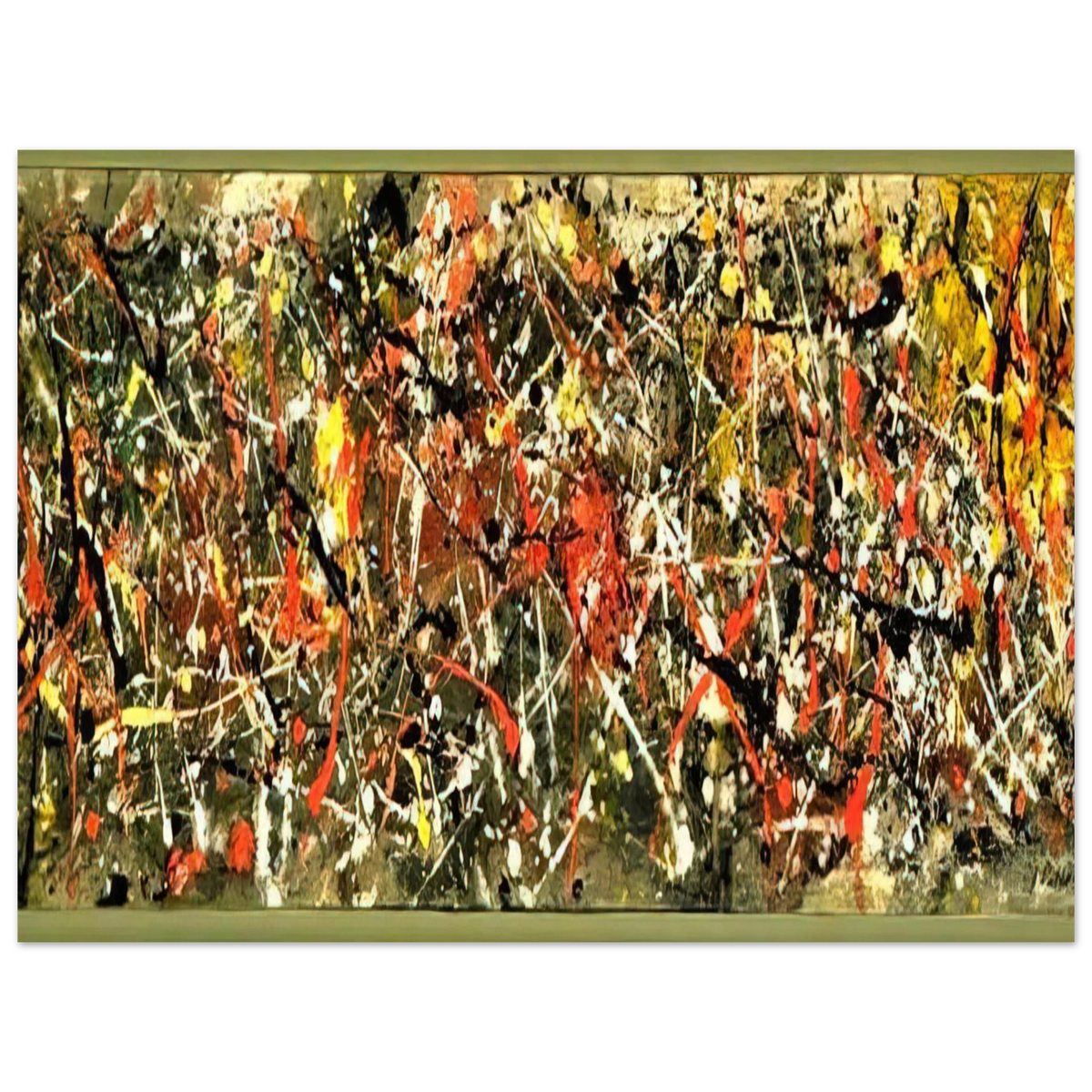 Number 25 by Jackson Pollock – art poster, view 2