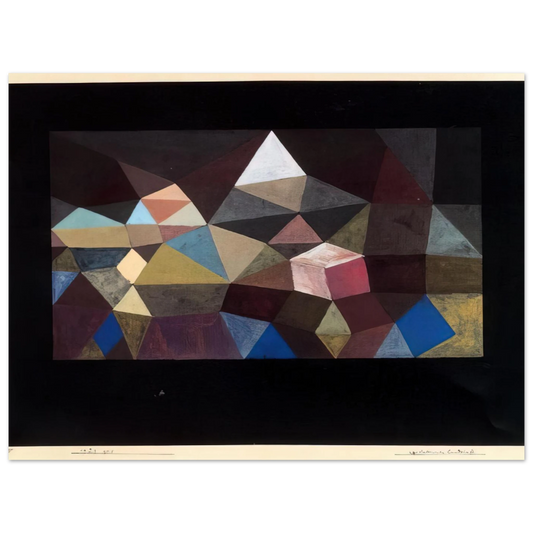 Crystalline Landscape by Paul Klee (1929) – art poster