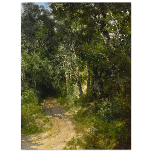 Cockington Lane Near Torquay England by Thomas Moran – art poster