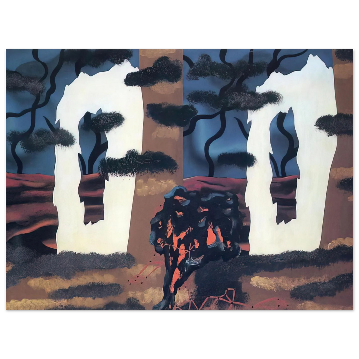 A Taste Of The Invisible by René Magritte (1927) – art poster