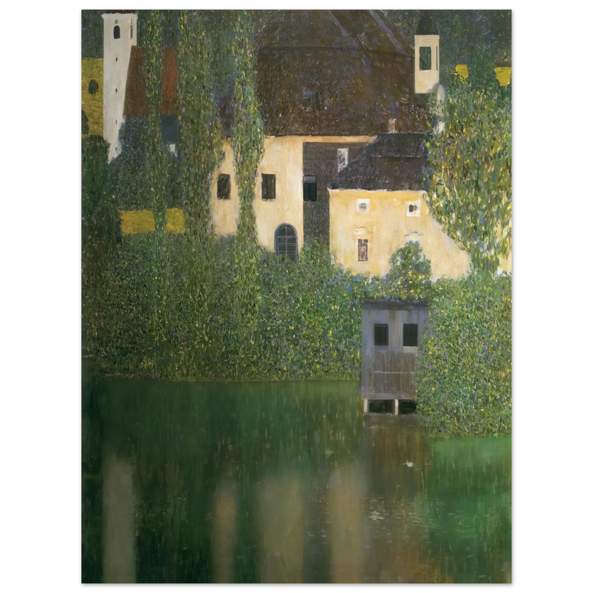 Water Castle by Gustav Klimt – art poster, view 2