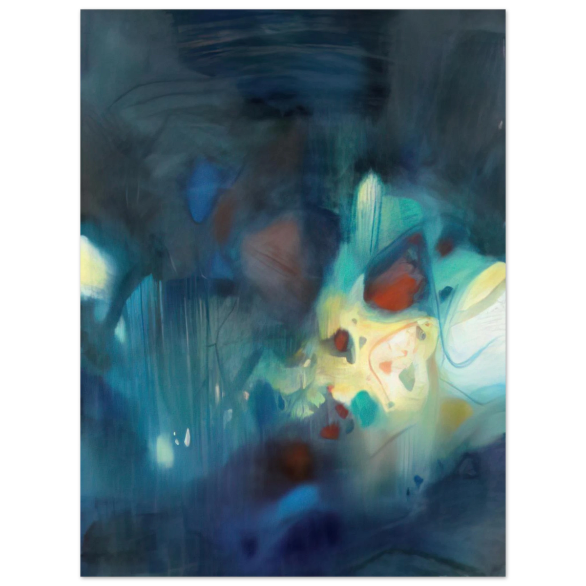 Clair d'Obscurite by Chu Teh-Chun (1988) – art poster, view 2