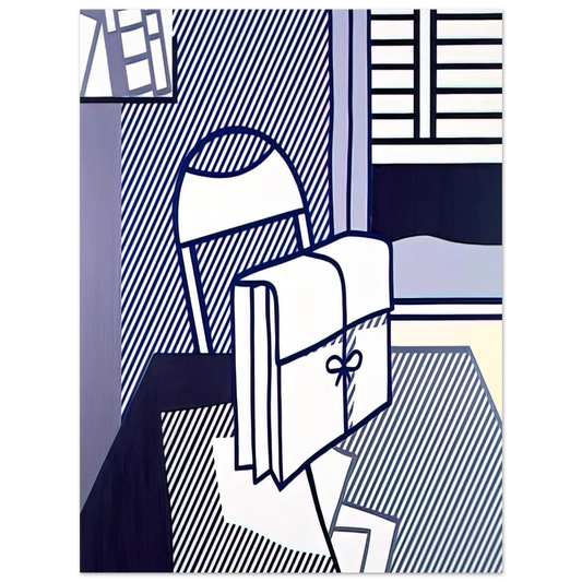 Still Life With Dossier by Roy Lichtenstein (1976) – art poster, view 2