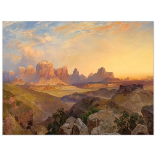 Virgin River Utah by Thomas Moran – art poster