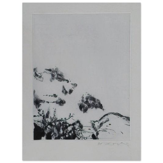 Annonciation And Moments 383 by Zao Wou-Ki (1994) – art poster