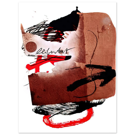 Llibertat by Antoni Tapies (1988) – art poster