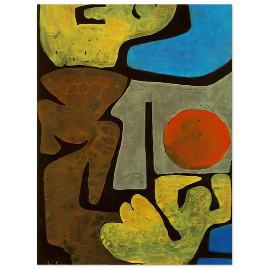 Park Of Idols by Paul Klee (1938) – art poster, view 2