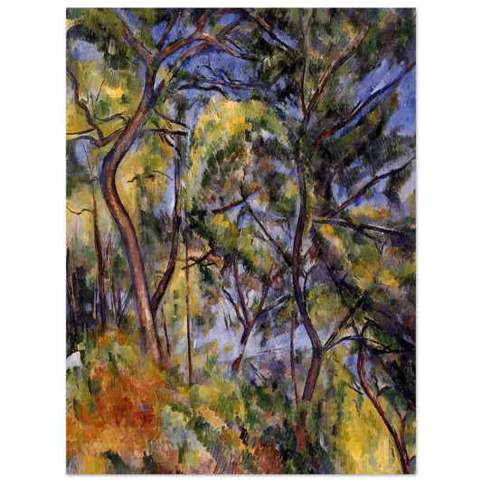 Forest by Paul Cézanne – art poster