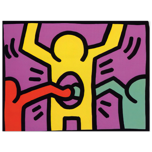 Pop Shop 1 by Keith Haring (1987) – art poster