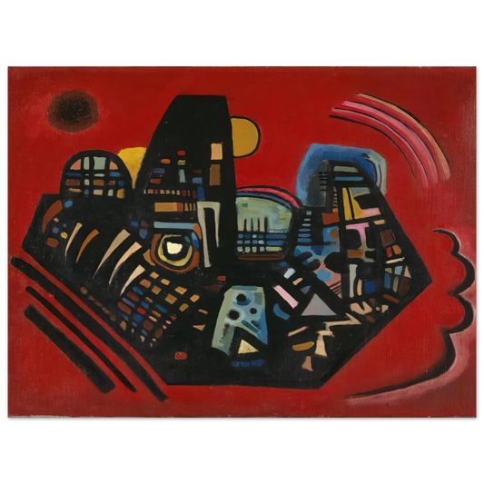 Black Red by Wassily Kandinsky (1928) – art poster