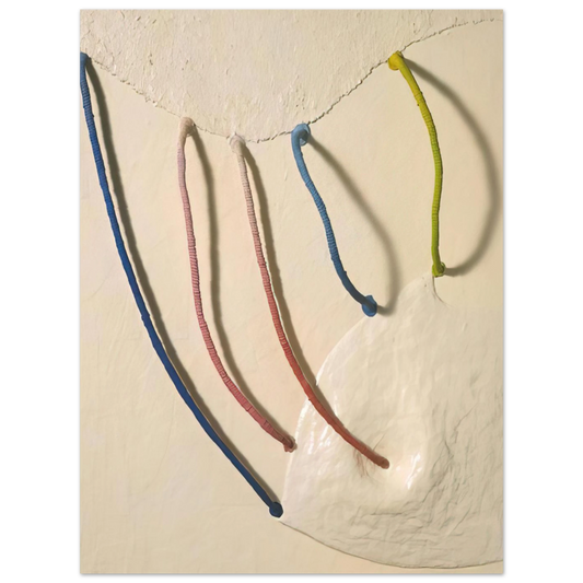 Tomorrow's Apples 5 In White by Eva Hesse (1965) – art poster, view 2