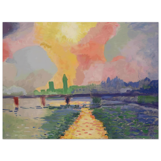 Charing Cross Bridge London by Andre Derain (1906) – art poster, view 2