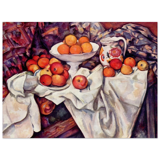 Apples And Oranges by Paul Cézanne – art poster, view 2