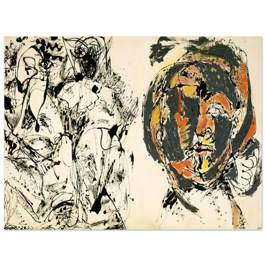 Portrait And A Dream by Jackson Pollock (1953) – art poster