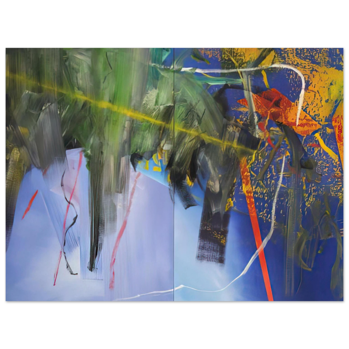 Clouds by Gerhard Richter (1982) – art poster, view 2