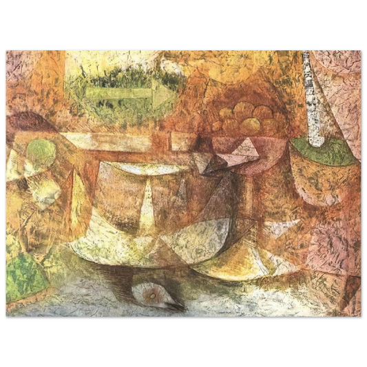 Still Life With Dove by Paul Klee (1931) – art poster