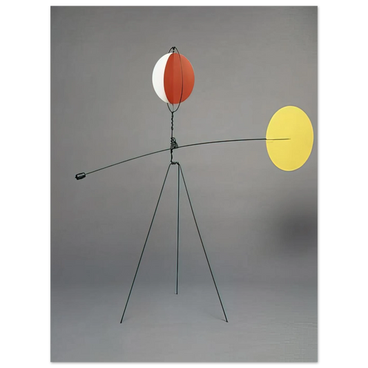 Red And Yellow Vane by Alexander Calder (1934) – art poster, view 2