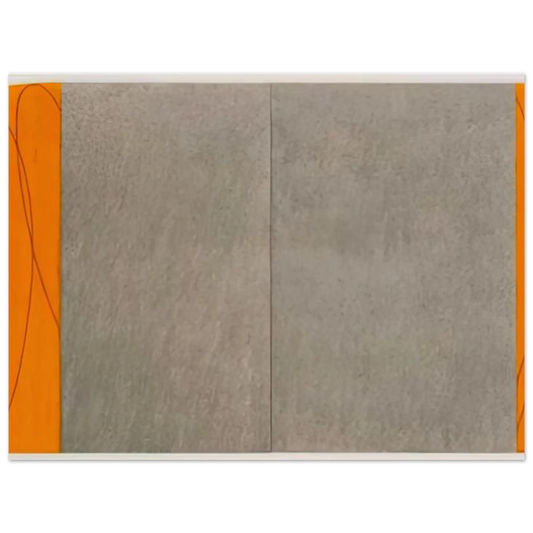 Curved Plane Figure Viii by Robert Mangold (1995) – art poster