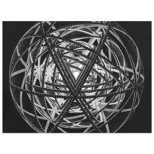 Concentric Rinds by M.C. Escher – art poster
