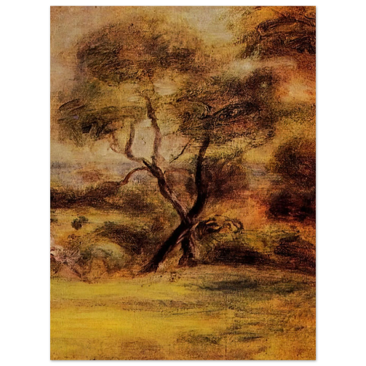 A Walk By The Sea by Pierre-Auguste Renoir – art poster, view 2