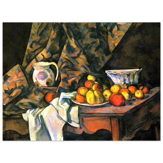 Still Life With Flower Holder by Paul Cézanne – art poster