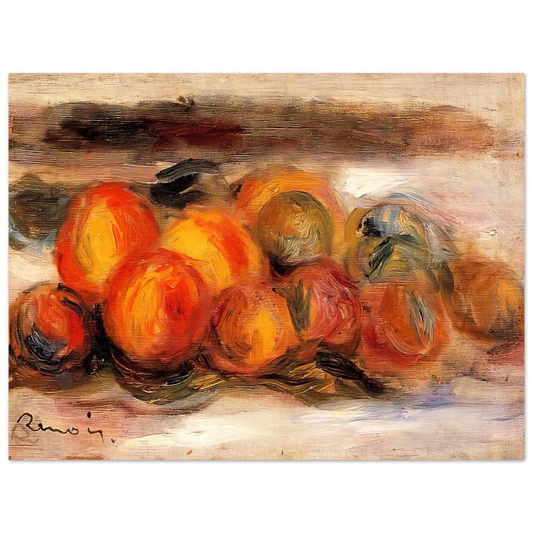 Still Life With Peaches by Pierre-Auguste Renoir – art poster, view 2