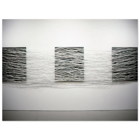 Metronomic Irregularity II by Eva Hesse (1966) – art poster